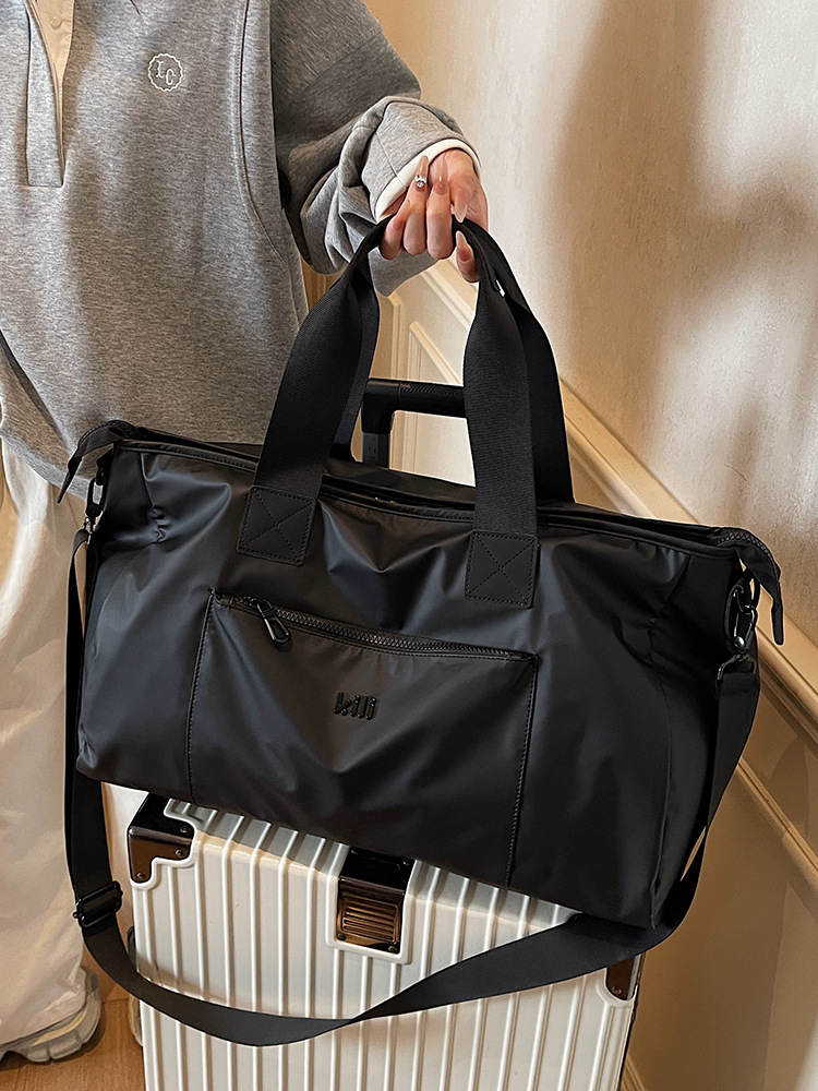 Bolsa de viaje de gran capacidad de corta distancia, bolsa de transporte de mano para mujeres, bolsa de almacenamiento, bolsa de yoga de separación seca ligera image 3