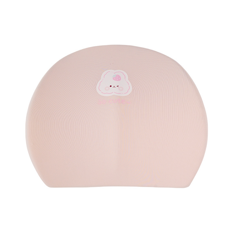 (2개) 딸기 토끼 자동차 허리 머리 받침 편안한 메모리 폼 자동차 머리 받침 사계절 유니버설 아이스 실크 자동차 목 베개