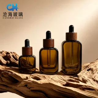 定制方形精华液瓶20ml方形精油瓶30ml精华瓶50ml护肤分装瓶包材