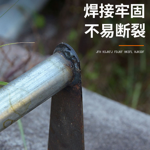 Garden tools thickened hoe tip pickaxe small hoe household digging hoe agricultural vegetable planting tool rake outdoor