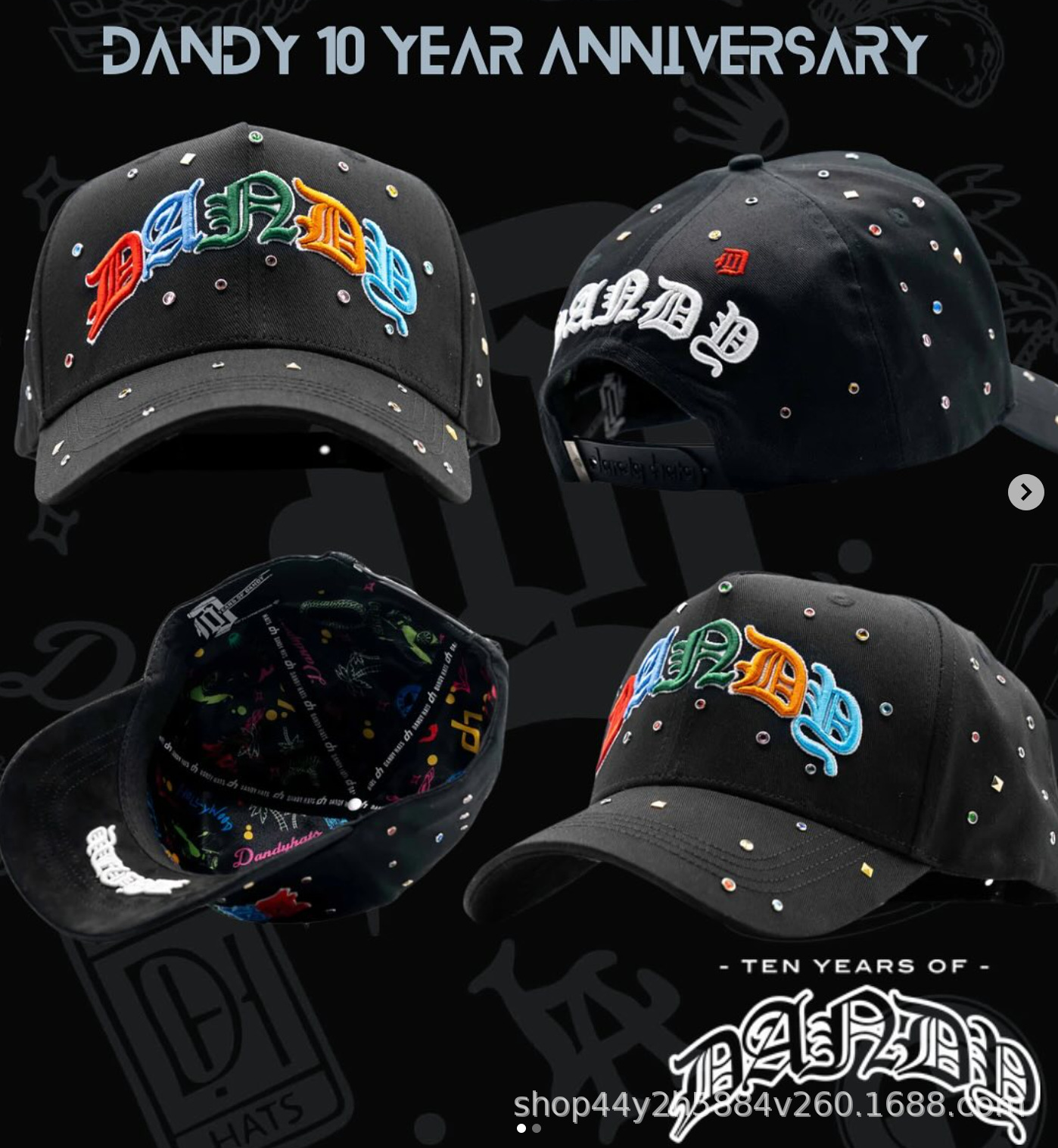 Mayorista transfronterizo marca de moda americana tendencia europea y americana DANDY HATS gorra gorra de béisbol gorra ajustable hip hop gorra