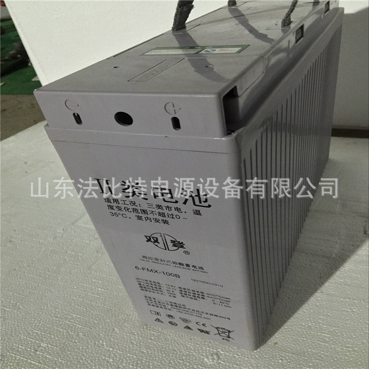 6-FMX-100B双登狭长铅酸蓄电池12V100AH适用通讯基站电量储备