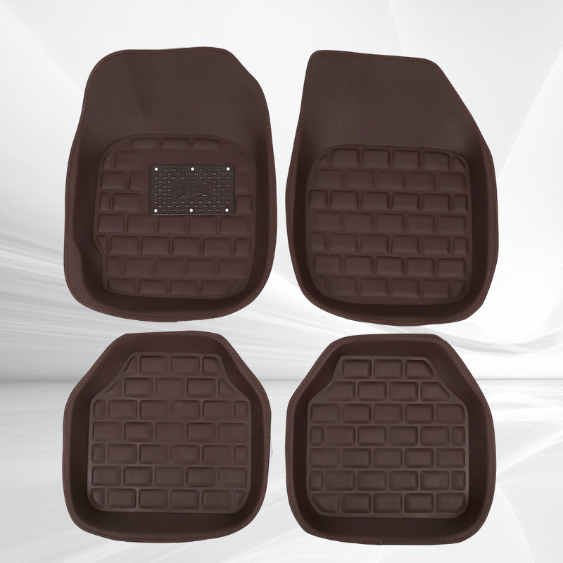 Universal – Universal Car Floor Universal Foot Pad - coffee-color-set