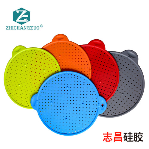 Factory direct supply of silicone cover, anti-oil splash net, pot lid, drain net, oil-blocking net, steaming lid, kitchen tools wholesale