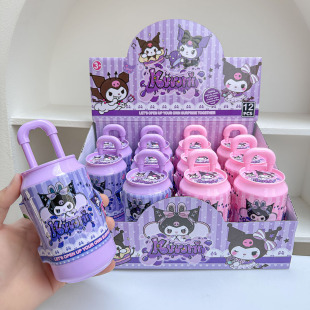 Sanrio Coke Can Kuromi Can Trolley Case Blind Box Retractable Cute Cartoon Figure Keychain