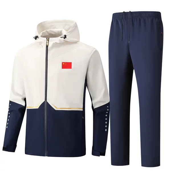 Spring and autumn windbreaker jacket, Chinese team sports suit, men's and women's parent-child outfit, windproof and waterproof single coat, student school uniform