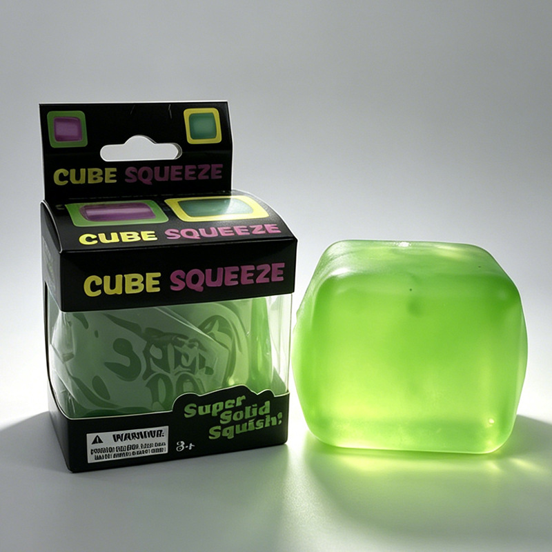 Explosión de malta oso hielo fluido pellizco de compresión de compresión de reducción de compresión fábrica de juguetes cabello recto