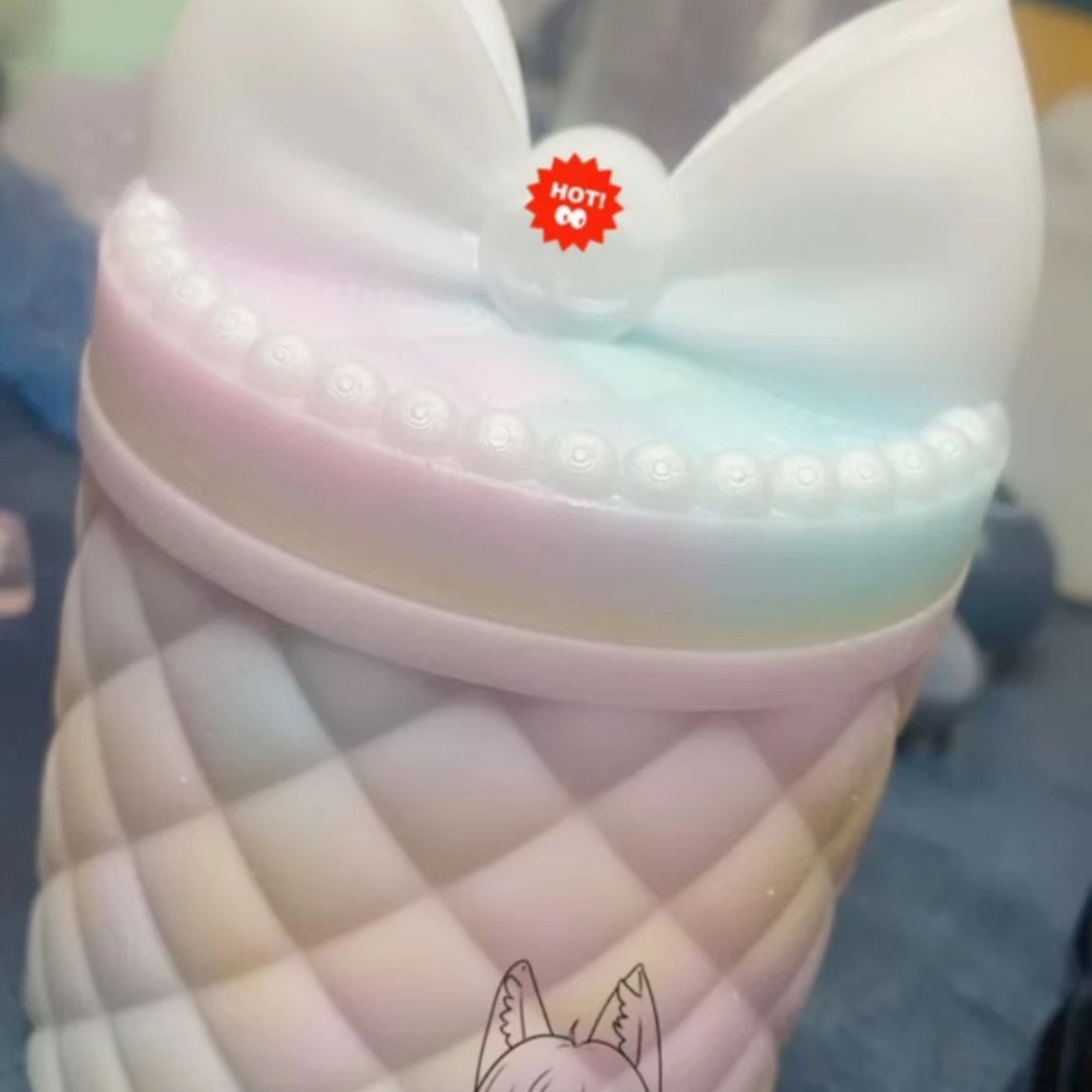 작은 향기로운 활 저장 항아리 흰색 배아 [8*12cm]