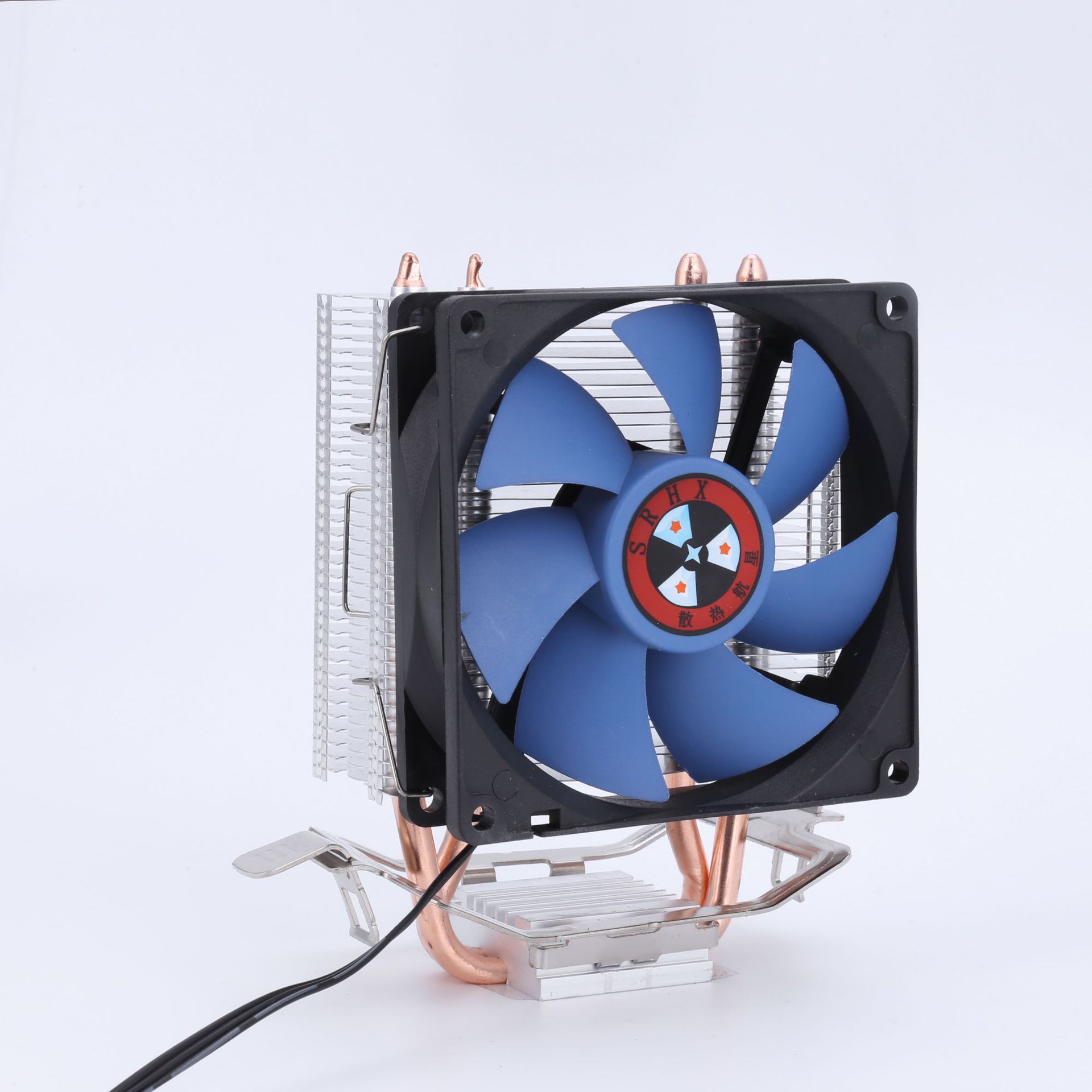 台式电脑多平台CPU风扇 lntel AMD 双热管1155/775静音散热器风扇-阿里巴巴