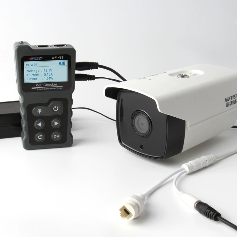 Умная мышь NF488 автоматически распознает напряжение PoE, проверяет мощность цепи нагрузки и эффективно сопоставляет камеру с устройством.