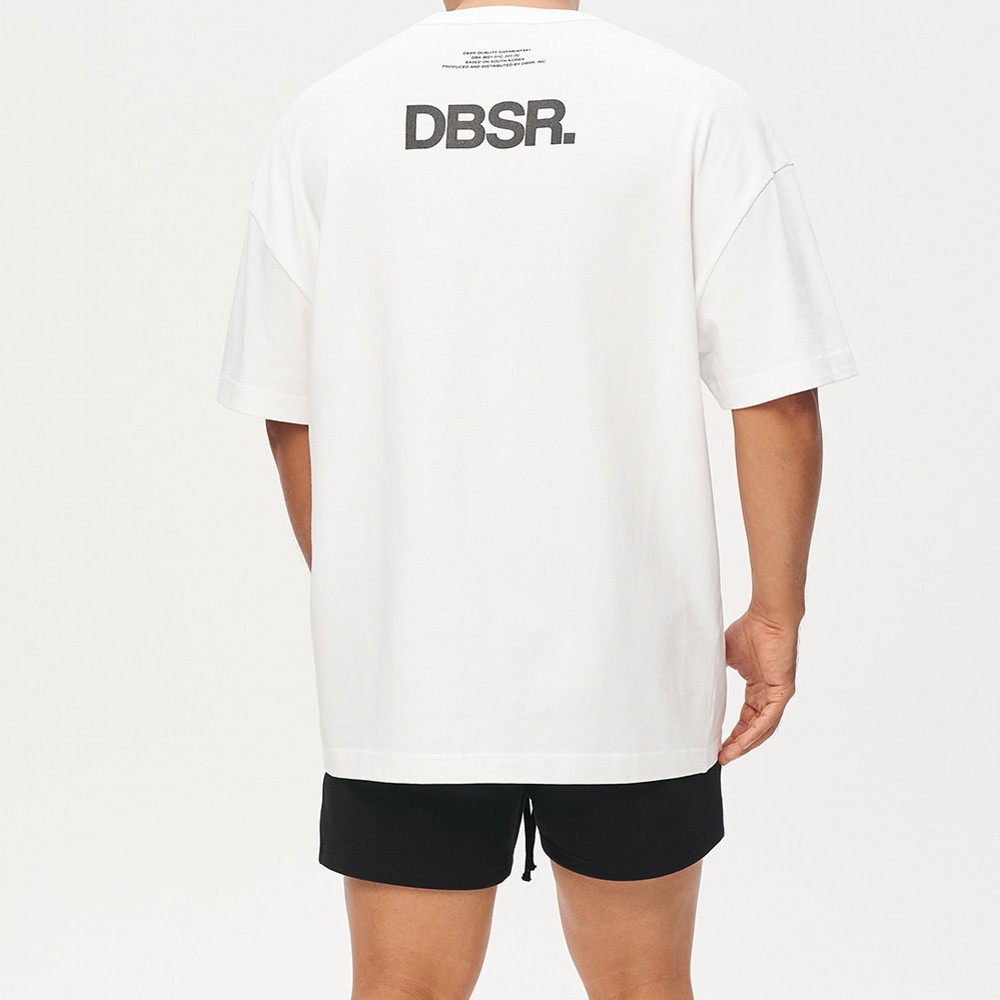 Men's Breathable Loose Short Sleeve T-Shirt Fitness Casual Running Sports Top Muscular Style Spring Summer Mid Waist Standard_viptrois.com
