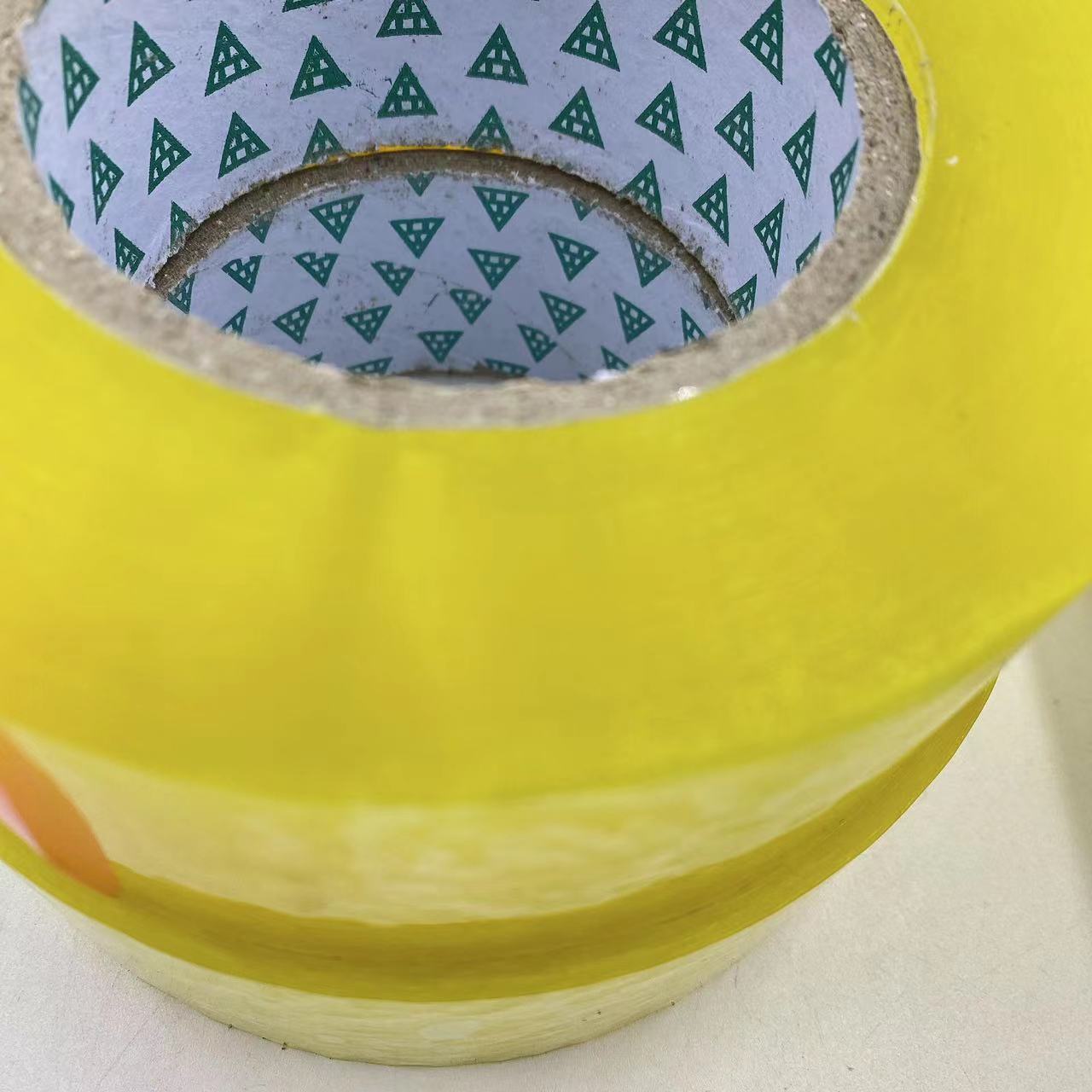 Cinta de sellado transparente 4,5 embalaje expreso sellado de embalaje cinta adhesiva amarillo gran rollo cinta caja completa