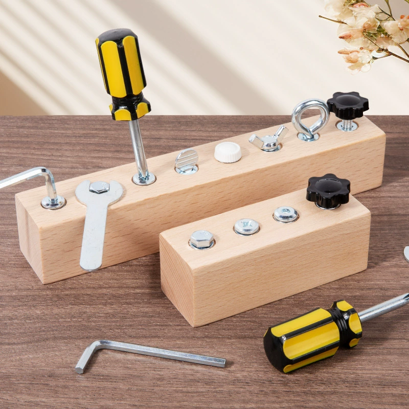 Детские винтовые комбинации Монтессори, обучающие пособия для повседневной жизни, занятые игрушки, детские развивающие игрушки для раннего образования, развивающие игрушки