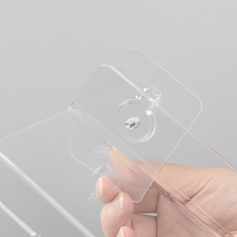 Estantería de acrílico imagen libro rack ponche-libre periódico y revista decoración de la pared colgante de pared ins creativo estante de exhibición transparente