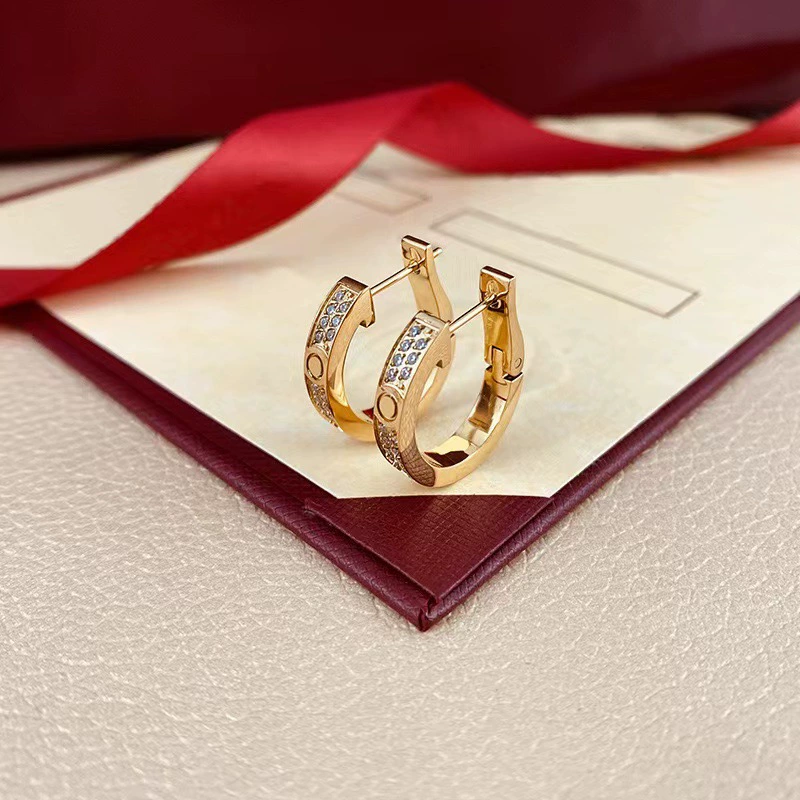 Серьги для любимого, прямые продажи с завода, инкрустированы diamond