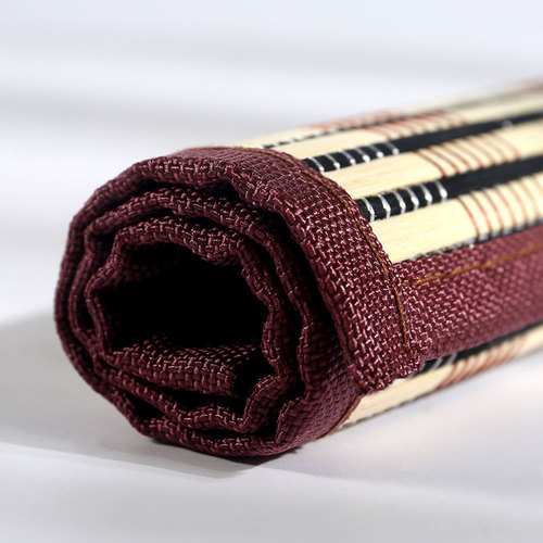 Bamboo brush curtain, calligraphy supplies protection brush pen bag, traditional antique style portable brush storage curtain roll