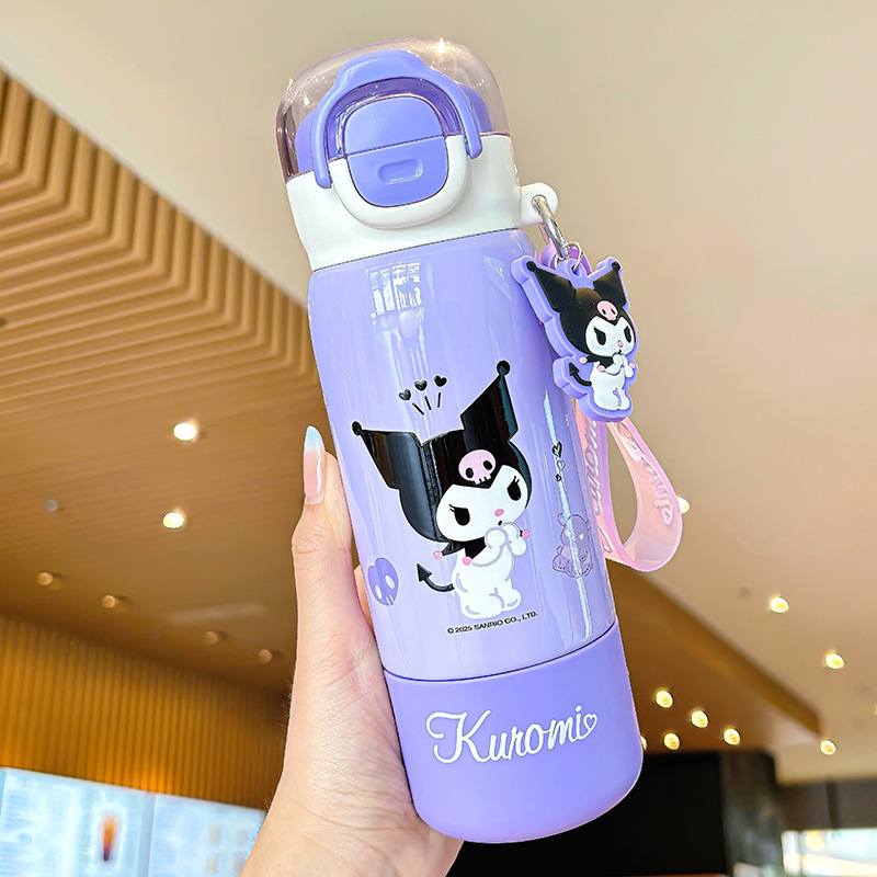 サンリオ 子供用魔法瓶カップ 小学生女子向け 高見え通学専用 2025年新作 3wayドリンクカップ|undefined
