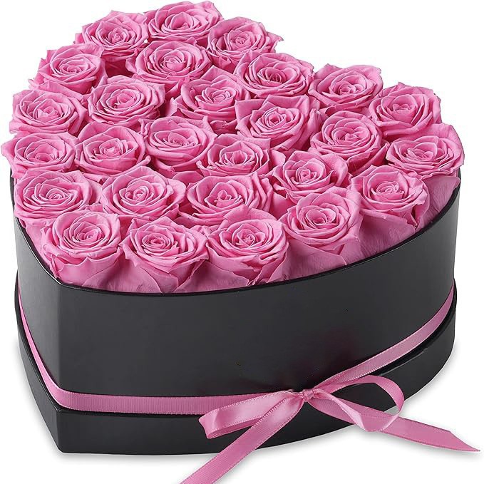 27송이 (블랙 박스 + 핑크 플라워)