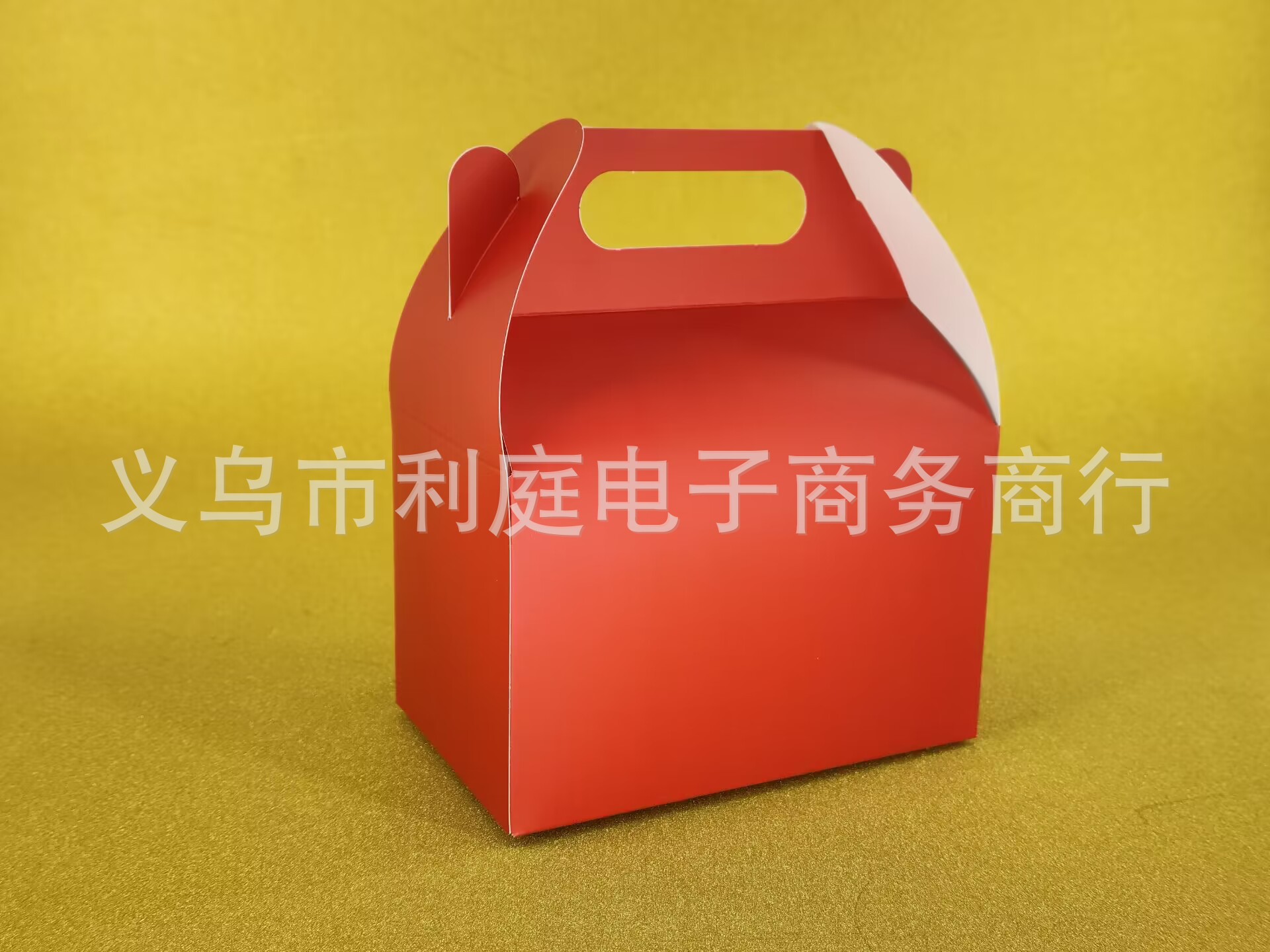 现货白卡礼物盒牛角盒蛋糕盒生日包装盒纯色礼物盒