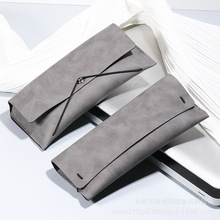 肤感创意高端眼镜盒高级感鼻托防压抗摔大框太阳眼镜盒墨镜盒定制