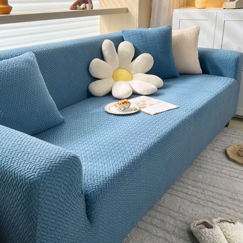 Sofa Cover Elastic Universal, Thickened Stretch Slipcover, Simple Elegant Design, Multi Sizes