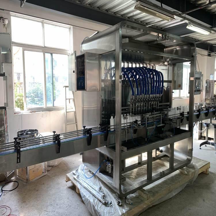 全自动活塞式 洗涤用品自动灌装机 杀螨剂灌装机