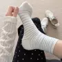 新品无骨春夏透气少女袜