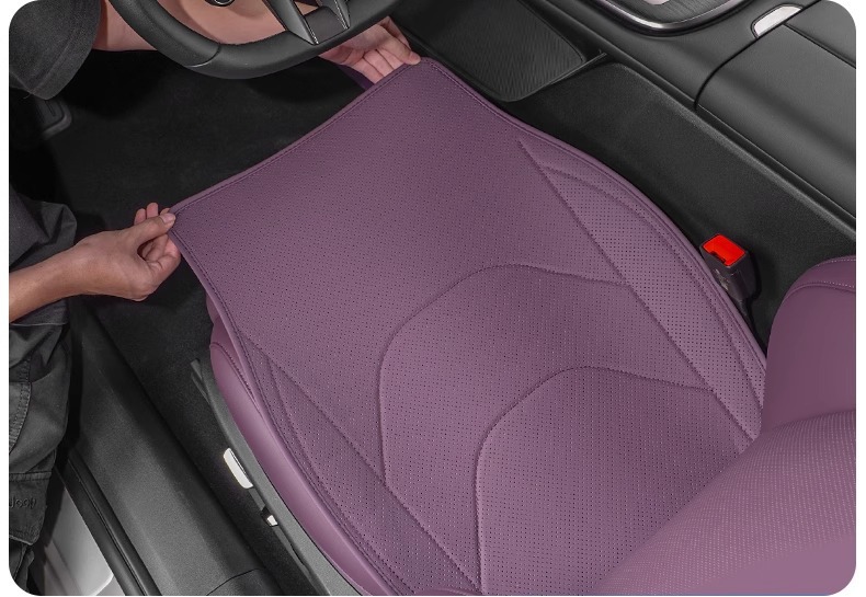 Four-Season Universal Nappa Leather Seat Cover Suitable for Xiaomi Su7 Seat Cushion Protector Interior Breathable Protective Accessory
