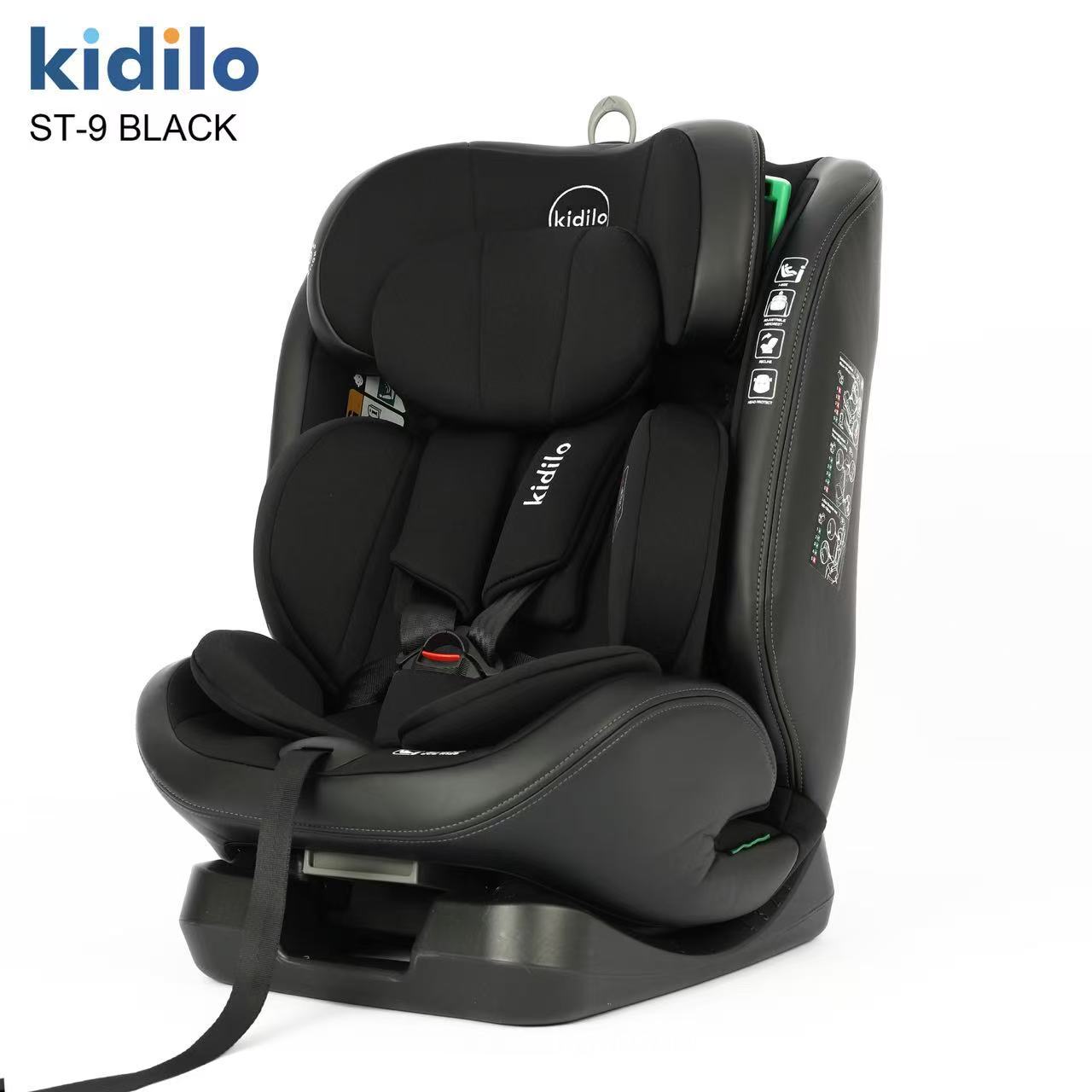 Kidilo Car Safety Seat for Infants and Young Children Aged 0-4 Years Old, Five-Point Safety Belt Safety Seat for Cars
