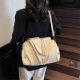 Cross-border Popular All-match Large Capacity Satchel Women's New Fashion Simple Retro Solid Color Commuter Niche Shoulder Bag