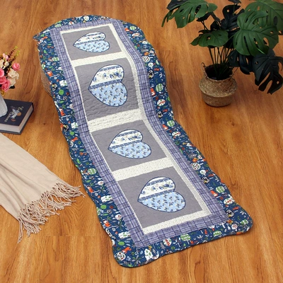 Anti-Slip Patchwork Living Room Mat – Avtomobil döşəmə paspasları - love-bedside-mat-or-car-mat-for-rear-seat-50x135cm
