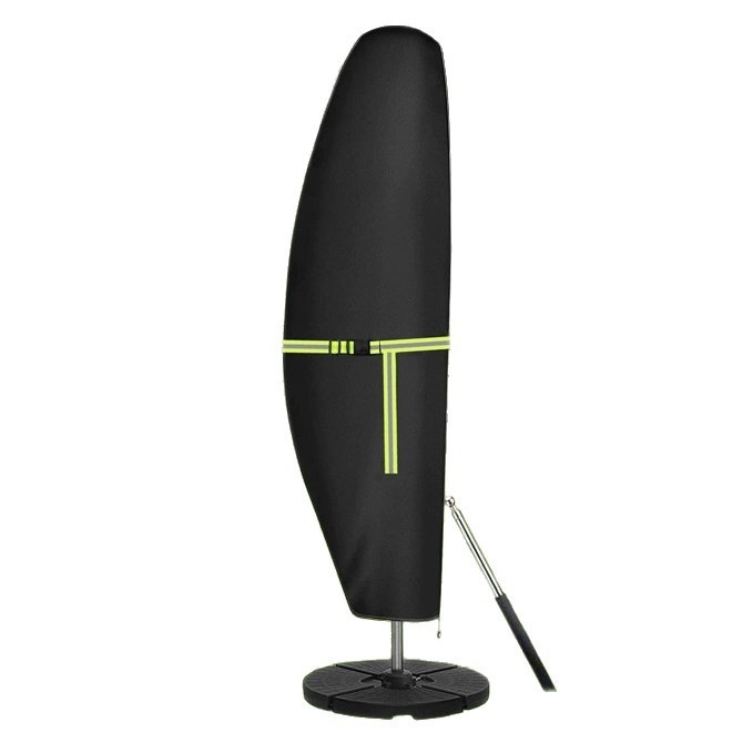 Sun Umbrella Protective Cover Garden Umbrella Cover Outdoor Straight Umbrella Cover Telescopic Rod Fluorescent Green Webbing Buckle Parasol Cover