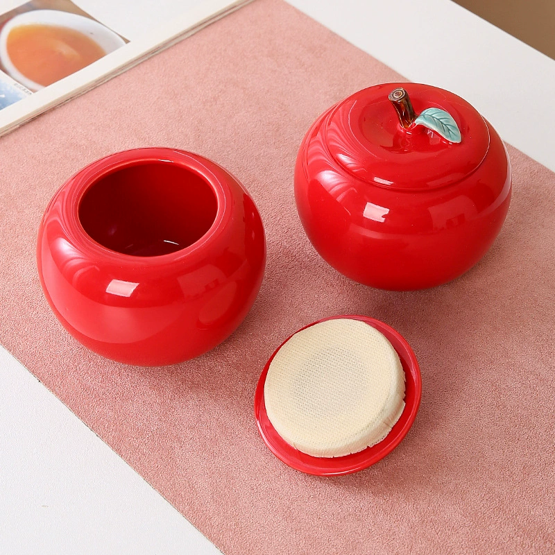 Apple, ceramic big protective amulet, decorations for living room