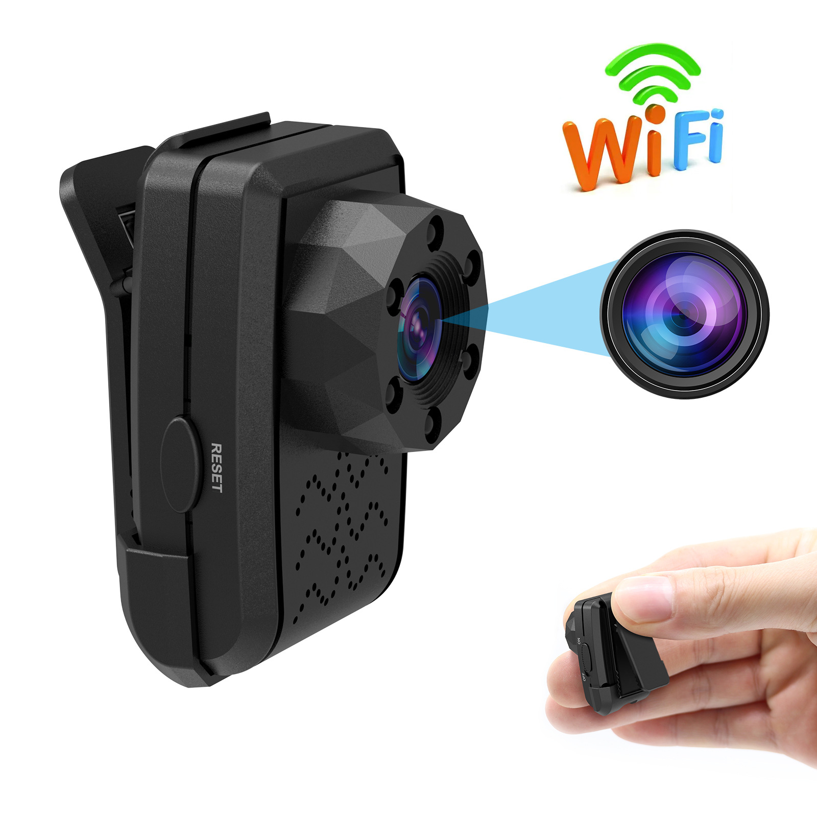 The new cross-border surveillance camera high-definition night vision monitor monitors home indoor and outdoor wireless cameras Item Picture