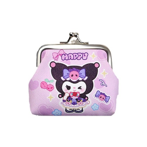 Cartoon coin purse, cute student coin bag, girly heart coin bag, short key bag, children's mini wallet