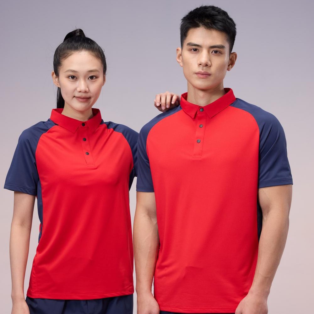 Nueva ventilación rápida secado de moda solapa de contraste de color polo camiseta deportiva de verano de hombres y mujeres camiseta uniforme de equipo