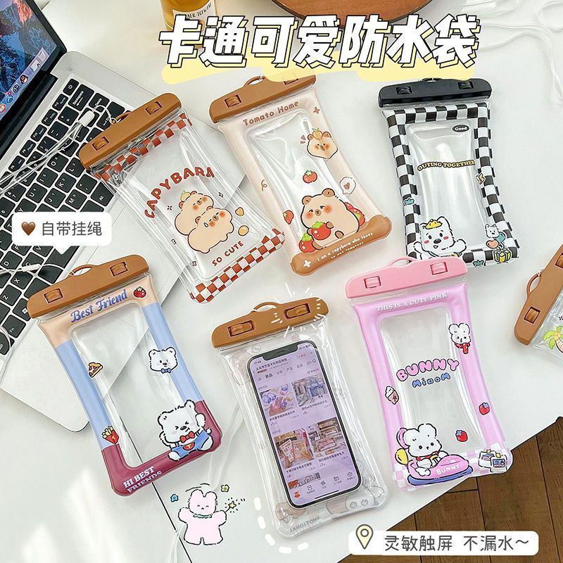 Mobile Phone Waterproof Bag, Mobile Phone Case, Touch Screen Mobile Phone Bag, Swimming, Rafting, Photography, Diving, Sealed Bag, Transparent Dustproof Bag