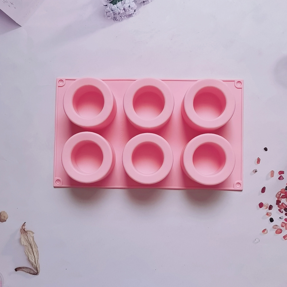 Silicone 6 copas 156 galletas molde de silicona molde de postre molde de hielo pastel horneado harina de arroz