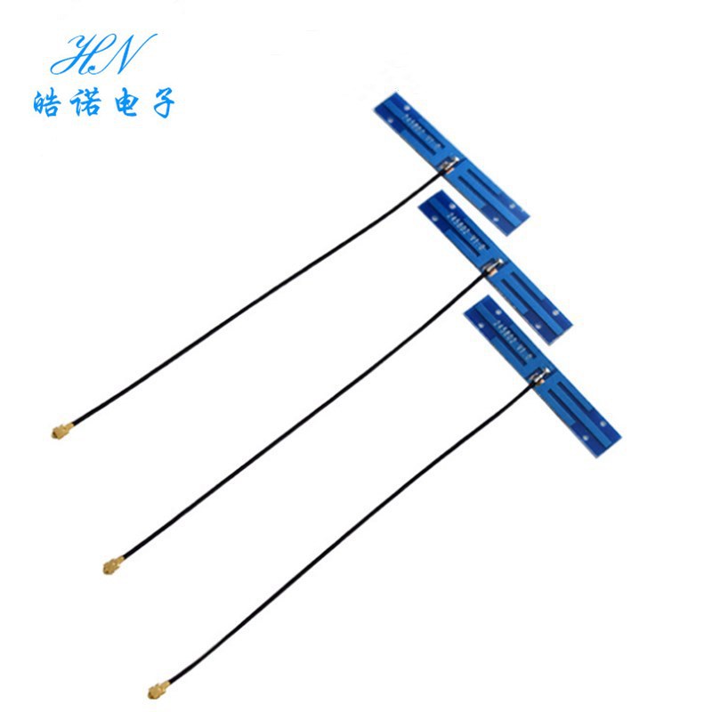 2.4G 5.8G双频5db高增益5G WIFI蓝牙内置全向PCB模块天线IPEX接口