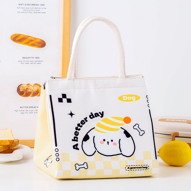 漫画かわいい厚いアルミ箔手持ち保温弁当箱学生サラリーマン弁当箱包装弁当袋|undefined