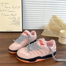 韩版学生休闲经典轻便跑步运动鞋女ins美式潮流小众街头面包鞋秋