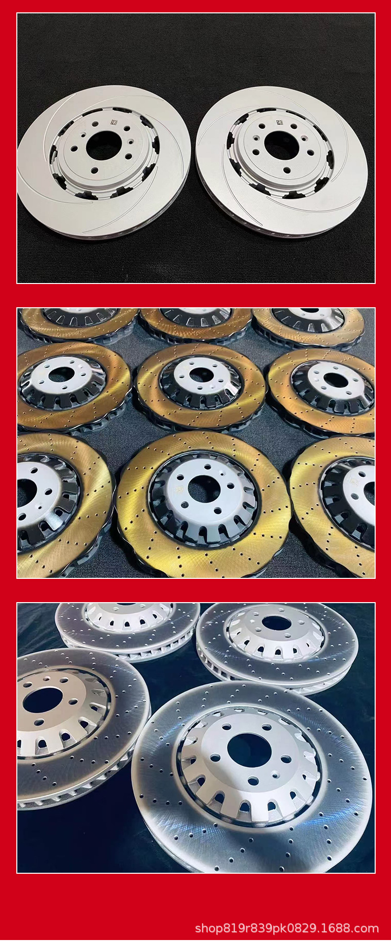 Factory wholesale brake discs suitable for BMW 730 740, wholesale of a pair of brake discs