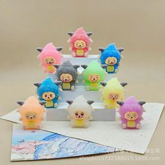 跨境植绒懒洋洋卡通可爱公仔钥匙扣毛绒钥匙圈包包挂件小配饰批发