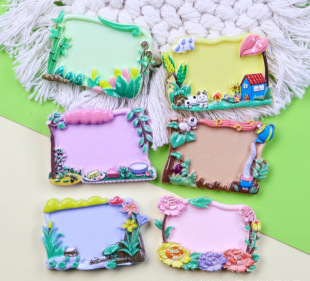 Pastoral Photo Frame Base Cream Glue Resin Accessories Mobile Phone Case DIY Keychain Pendant Refrigerator Magnet Material Batch