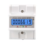 三相四线外贸专供导轨式电表背光液晶显示电量电度表230V400V电表