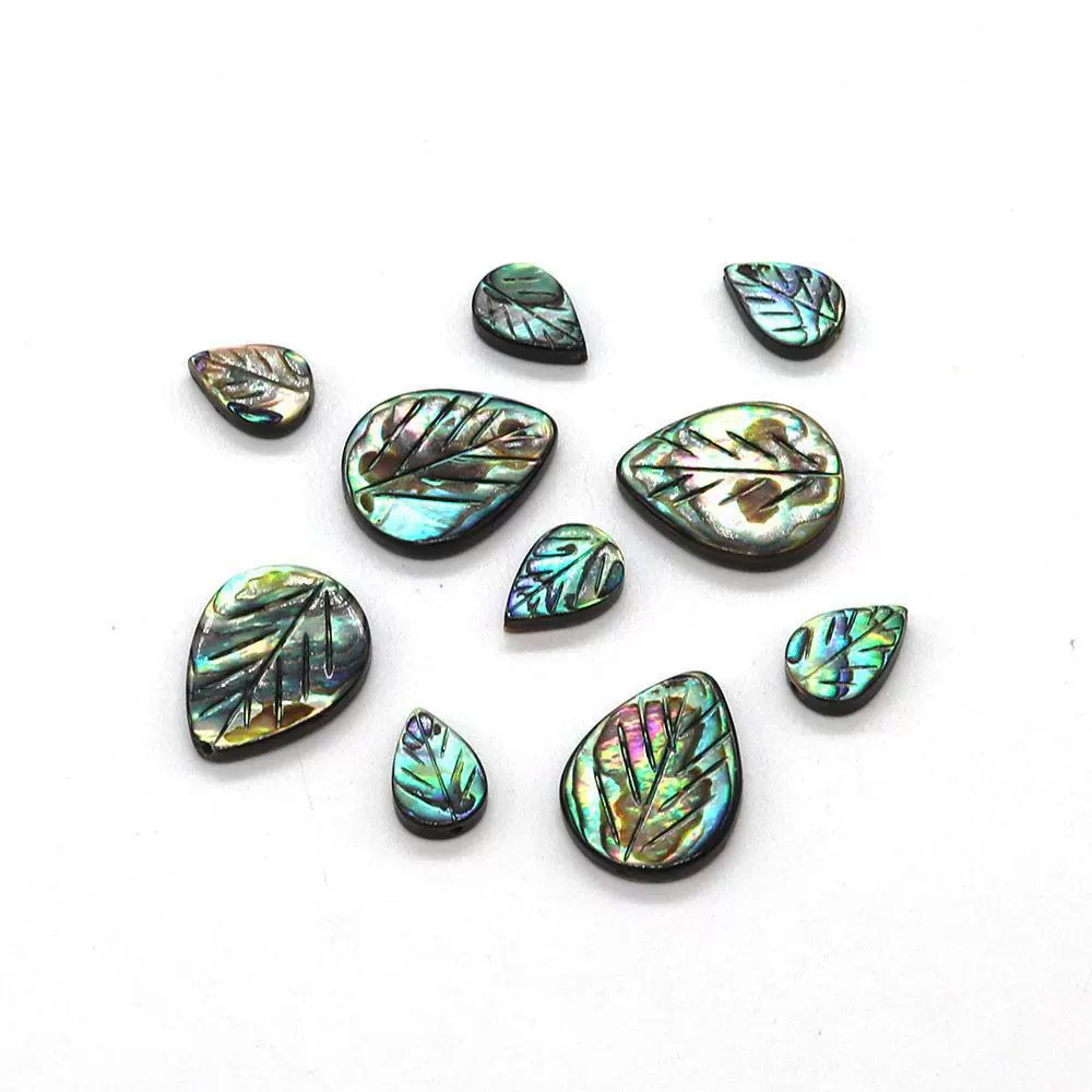 Organic beads drop-shaped, accessory, 20mm, DIY