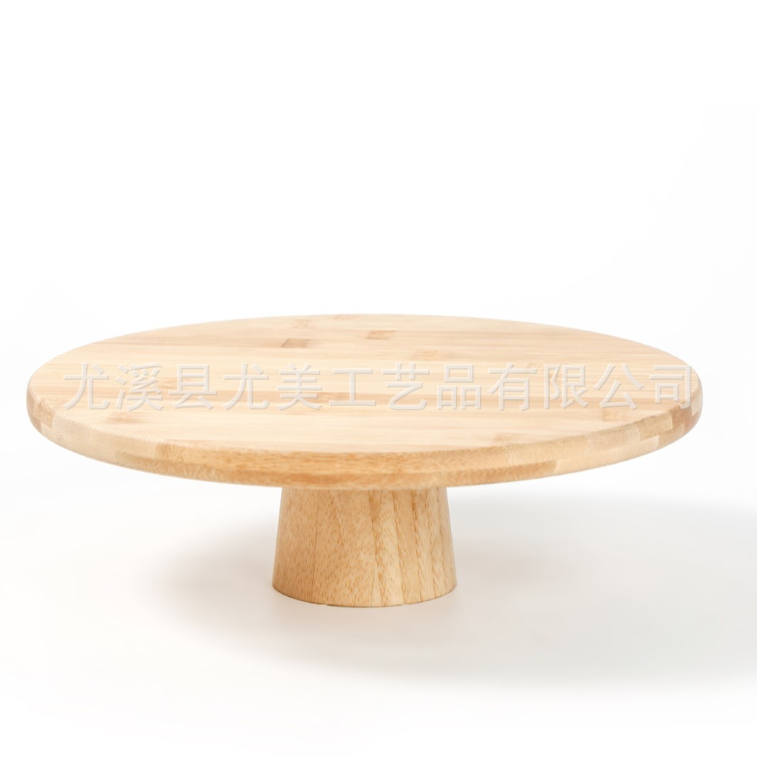 Bandeja redonda, banquete de hotel, descanso para el té, plato de frutas, mesa de té de la tarde, mesa de pasteles chinos de bambú y madera, estante de postres