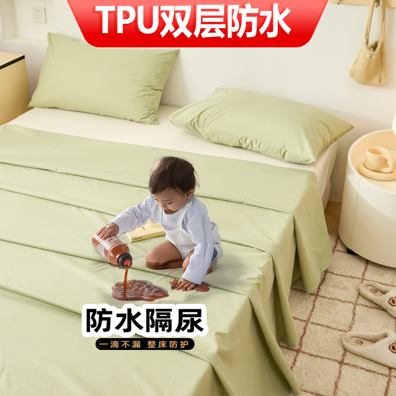 Protector de Cama Impermeable para Orina y Pelo de Gatos, Barrera de Orina, Lavable a Máquina, Protector de Orina para Perros, Conejos y Otras Mascotas, Tapete Absorbente.