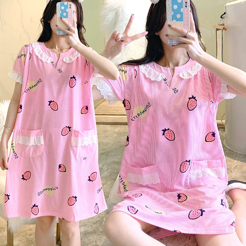 Nursing nightdress summer cotton postpartum confinement dress nursing dress pregnant women nightdress summer pregnant women nursing nightdress Nursing nightdress summer cotton postpartum confinement dress nursing dress pregnant women nightdress summer pregnant women nursing nightdress