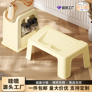 Footstool, Footrest, Office Desk Footrest, Plastic Footrest, Anti-Warping Legs, Footstool